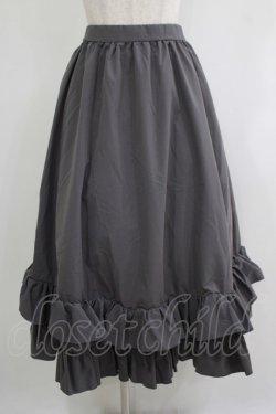 画像1: FLC / MINA*ティアードスカート L グレー H-25-11-06-019-LO-SK-NS-ZH