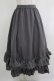 画像1: FLC / MINA*ティアードスカート L グレー H-25-11-06-019-LO-SK-NS-ZH (1)