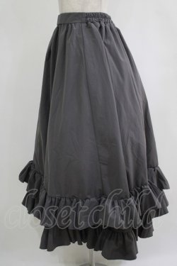 画像2: FLC / MINA*ティアードスカート L グレー H-25-11-06-019-LO-SK-NS-ZH
