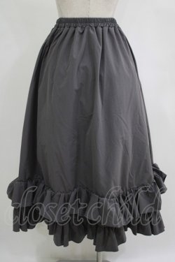 画像3: FLC / MINA*ティアードスカート L グレー H-25-11-06-019-LO-SK-NS-ZH