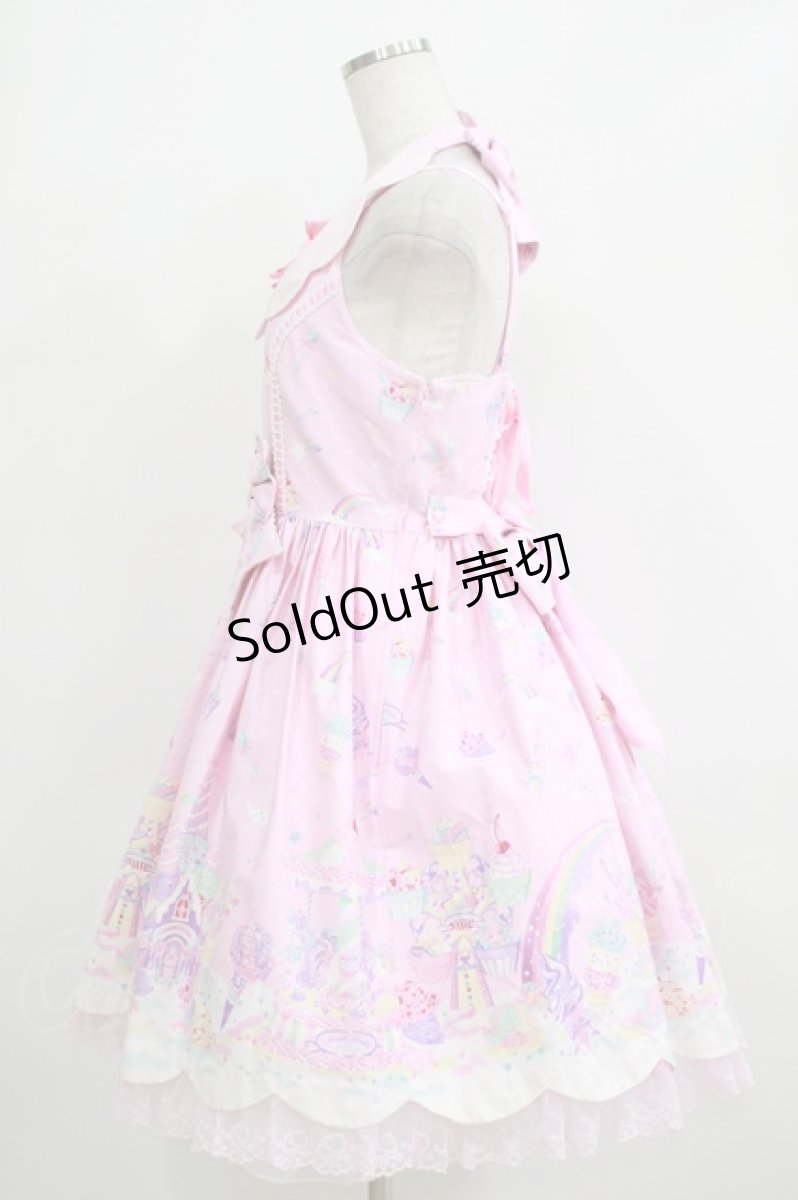 画像2: Angelic Pretty / MilkyPlanetジャンパースカートSet Free ピンク H-25-11-06-002-AP-OP-NS-ZH (2)