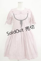 Ank Rouge / ヨーク切替ワンピース M ピンク H-25-11-06-020-CA-OP-NS-ZH