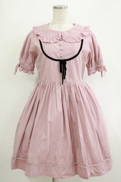 画像1: Ank Rouge / ヨーク切替ワンピース M ピンク H-25-11-06-020-CA-OP-NS-ZH