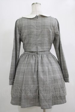 画像3: Ank Rouge / チェック柄ヨークフリルSET/UPワンピース M ブラック H-25-11-06-021-CA-OP-NS-ZH