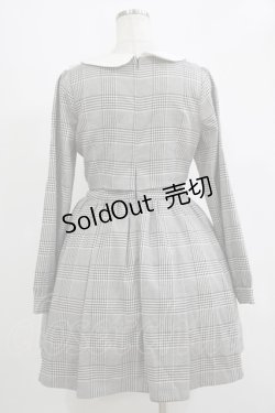 画像3: Ank Rouge / チェック柄ヨークフリルSET/UPワンピース M ブラック H-25-11-06-021-CA-OP-NS-ZH