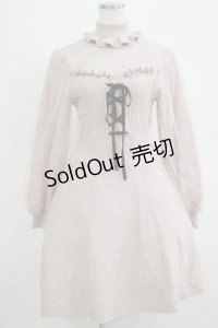 Ank Rouge / ハイネックニットワンピース M ピンク H-25-11-06-022-CA-OP-NS-ZH