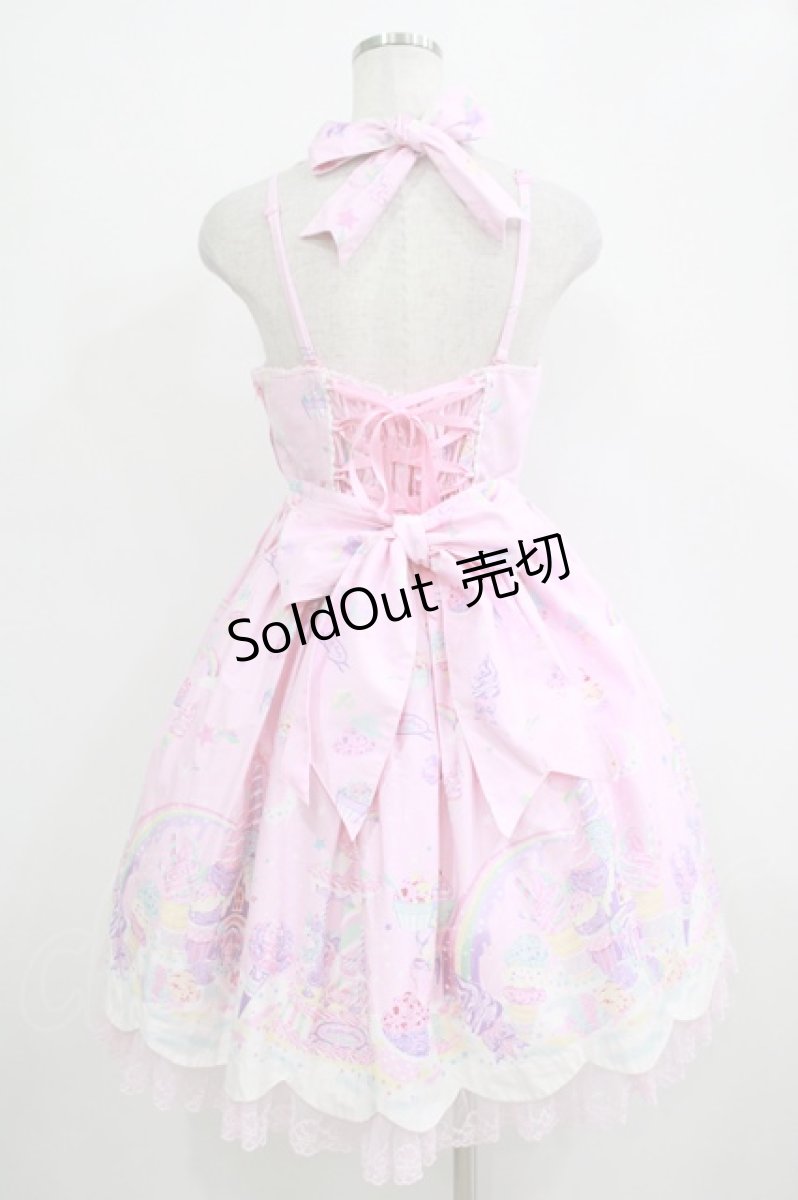画像3: Angelic Pretty / MilkyPlanetジャンパースカートSet Free ピンク H-25-11-06-002-AP-OP-NS-ZH (3)