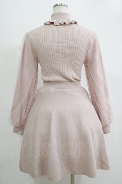 画像3: Ank Rouge / ハイネックニットワンピース M ピンク H-25-11-06-022-CA-OP-NS-ZH