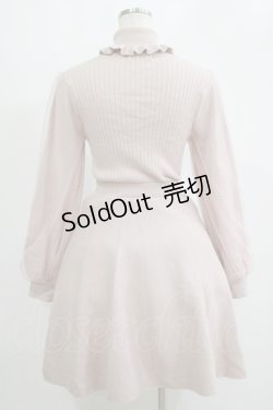 画像3: Ank Rouge / ハイネックニットワンピース M ピンク H-25-11-06-022-CA-OP-NS-ZH