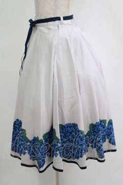 画像2: an another angelus / スミレブーケプリントサーキュラースカート Free BLUE H-25-11-06-025-CA-SK-NS-ZH