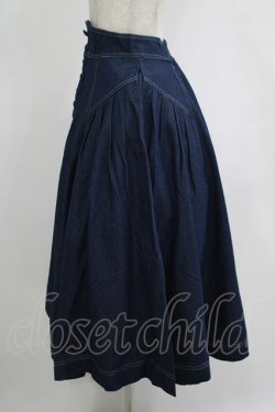 画像2: an another angelus / サイドタックデニムフレアースカート Free INDIGO H-25-11-06-026-CA-SK-NS-ZH