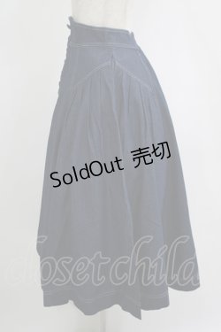 画像2: an another angelus / サイドタックデニムフレアースカート Free INDIGO H-25-11-06-026-CA-SK-NS-ZH