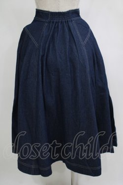 画像3: an another angelus / サイドタックデニムフレアースカート Free INDIGO H-25-11-06-026-CA-SK-NS-ZH