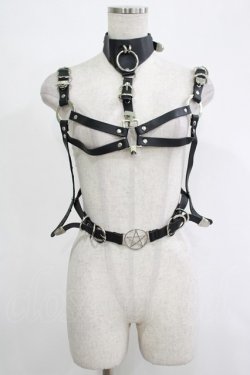 画像1: KILL STAR / ベルトハーネス  黒 H-25-11-07-028-SL-ZA-KB-ZH