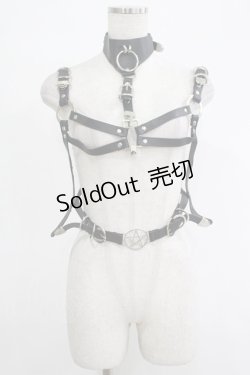 画像1: KILL STAR / ベルトハーネス  黒 H-25-11-07-028-SL-ZA-KB-ZH