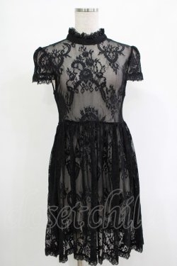 画像1: KILL STAR / レースワンピース S ブラック H-25-11-07-031-SL-OP-KB-ZH