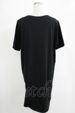 画像3: Na+H / バックベルト半袖ワンピース  黒 H-25-11-07-032-PU-OP-KB-ZH