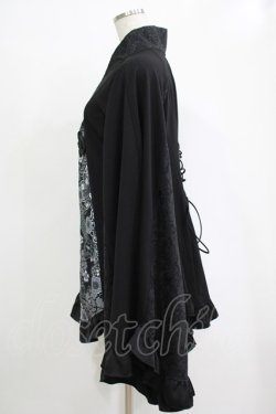 画像2: Qutie Frash / プレミアムセット2024-朧月-　着物カーデ  黒 H-25-11-07-033-QU-TO-KB-ZH