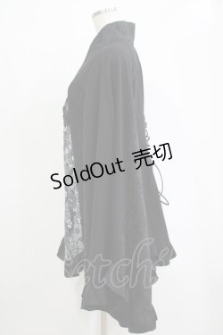 画像2: Qutie Frash / プレミアムセット2024-朧月-　着物カーデ  黒 H-25-11-07-033-QU-TO-KB-ZH