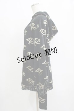 画像2: KILL STAR / 総柄ZIPパーカー XL ブラック×ゴールド H-25-11-07-041-SL-TO-KB-ZH