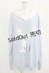 LISTEN FLAVOR / エンジェルキャットセーラーワンピ  ライトブルー H-25-11-07-042-PU-OP-KB-ZH