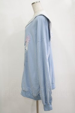 画像2: LISTEN FLAVOR / エンジェルキャットセーラーワンピ  ライトブルー H-25-11-07-042-PU-OP-KB-ZH