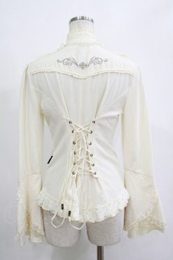 画像3: Ozz Croce / レースフリルブラウス  アイボリー H-25-11-07-046-OO-BL-KB-ZH