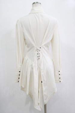 画像3: OZZ ANGELO / 薔薇刺繍ロングブラウス  アイボリー H-25-11-07-047-OO-BL-KB-ZH