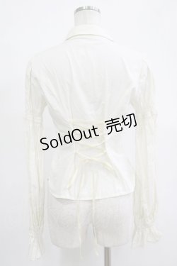 画像3: ATELIER PIERROT / ピンタックブラウス  アイボリー H-25-11-07-048-EL-BL-KB-ZH