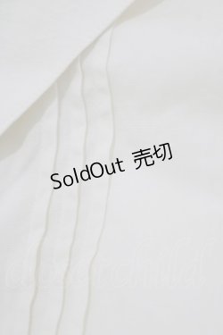 画像5: ATELIER PIERROT / ピンタックブラウス  アイボリー H-25-11-07-048-EL-BL-KB-ZH