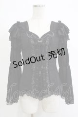 Ozz oneste / Rose Festa!プルオーバー  黒 H-25-11-07-051-OO-TO-KB-ZH