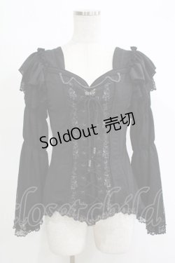 画像1: Ozz oneste / Rose Festa!プルオーバー  黒 H-25-11-07-051-OO-TO-KB-ZH