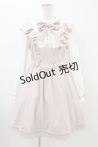 LIZ LISA / ダブルハートラッフルワンピース Free ピンク H-25-11-07-1033-LO-OP-NS-ZH