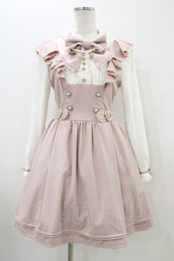 画像1: LIZ LISA / ダブルハートラッフルワンピース Free ピンク H-25-11-07-1033-LO-OP-NS-ZH