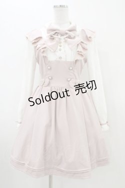 画像1: LIZ LISA / ダブルハートラッフルワンピース Free ピンク H-25-11-07-1033-LO-OP-NS-ZH