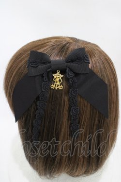 画像2: ALICE and the PIRATES / A/Pゆらゆらリボンコーム  ブラック H-25-11-07-1004-PA-ZA-NS-ZH