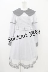 Bubbles / セーラーダブルリボンワンピース Free サックス/ブラック H-25-11-07-1034-CA-OP-NS-ZH