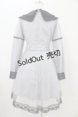 画像2: Bubbles / セーラーダブルリボンワンピース Free サックス/ブラック H-25-11-07-1034-CA-OP-NS-ZH