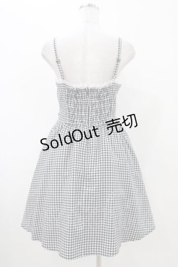 画像2: Ank Rouge / ギンガムスピンドルキャミワンピース M ブラック H-25-11-07-1035-CA-OP-NS-ZH