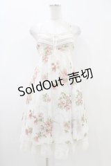 axes femme / パネル花柄ワンピース M オフ H-25-11-07-1036-AX-OP-NS-ZH