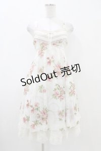 axes femme / パネル花柄ワンピース M オフ H-25-11-07-1036-AX-OP-NS-ZH