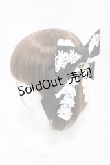 BABY,THE STARS SHINE BRIGHT / Lilinaリボンバレッタ  ブラック/オフ白 H-25-11-07-1005-BA-AC-NS-ZH