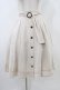 画像1: axes femme / 前釦カラーフレアスカート M 生成り H-25-11-07-1039-AX-SK-NS-ZH (1)