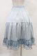 画像2: axes femme kawaii / レースフリルペチスカート M サックス H-25-11-07-1040-AX-SK-NS-ZH (2)