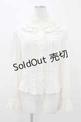 Innocent World / ハート釦スタンドカラーブラウス M 生成り H-25-11-07-1043-IW-BL-NS-ZH