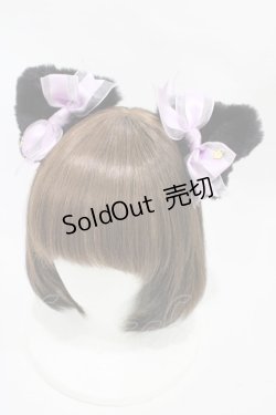 画像1: BABY,THE STARS SHINE BRIGHT / ねこみみファークリップ  ブラック H-25-11-07-1006-BA-AC-NS-ZH