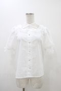 Lovely Tency / 眞白ありすコラボ/レースブラウス S ホワイト H-25-11-07-1044-0-BL-NS-ZH