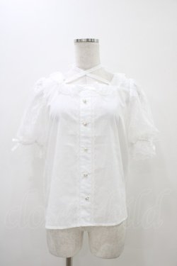 画像1: Lovely Tency / 眞白ありすコラボ/レースブラウス S ホワイト H-25-11-07-1044-0-BL-NS-ZH