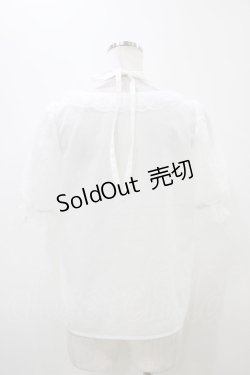 画像2: Lovely Tency / 眞白ありすコラボ/レースブラウス S ホワイト H-25-11-07-1044-0-BL-NS-ZH