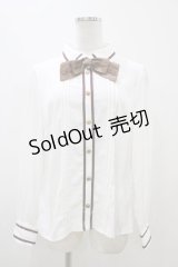 Amavel / リバーシブルクロスタイブラウス Free オフ/ボルドー H-25-11-07-1047-CA-BL-NS-ZH